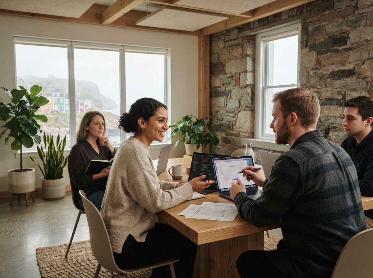 Crestone App kantoor waar aan het platform wordt gewerkt